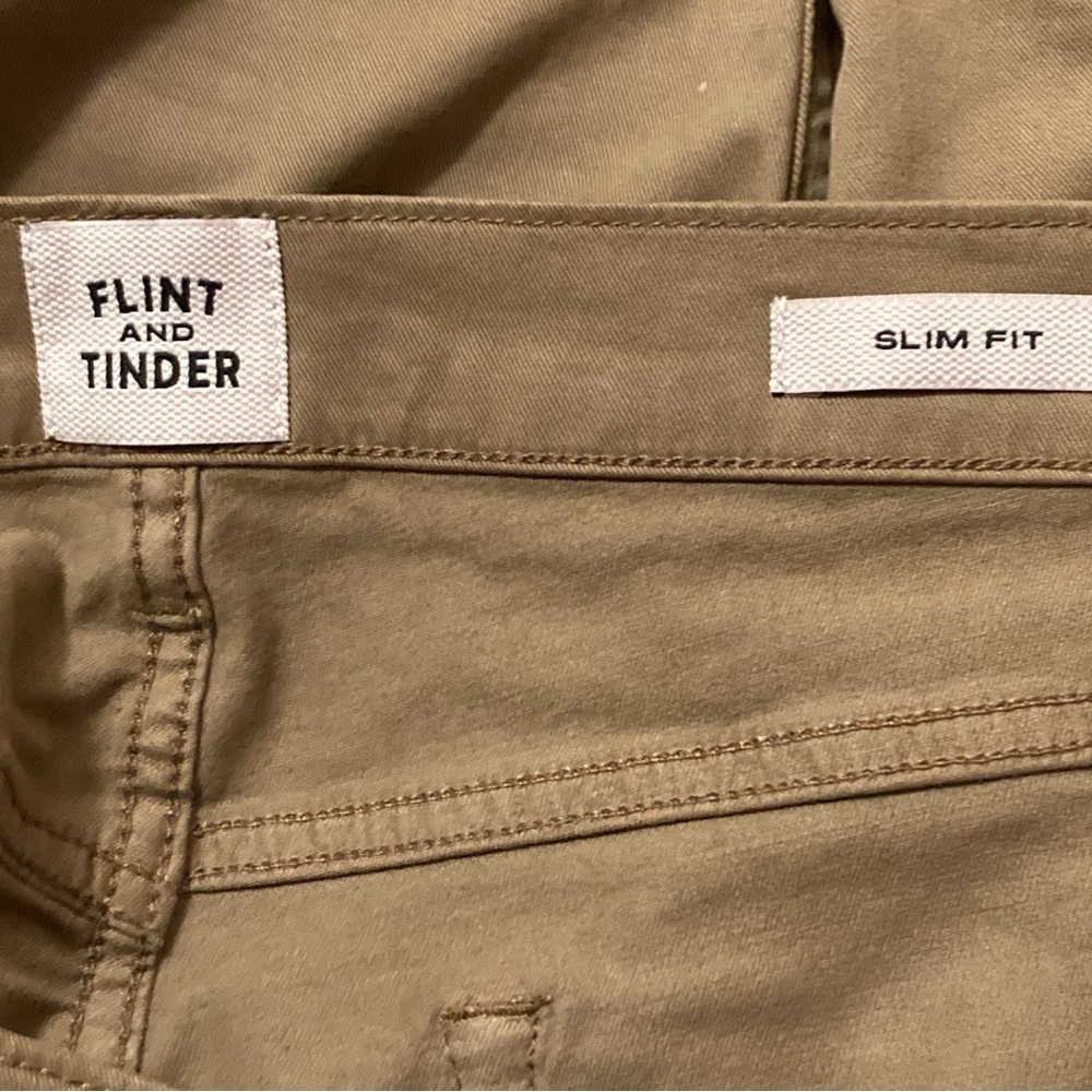 Flint and Tinder Men's Tan Pants Size 33 x 32